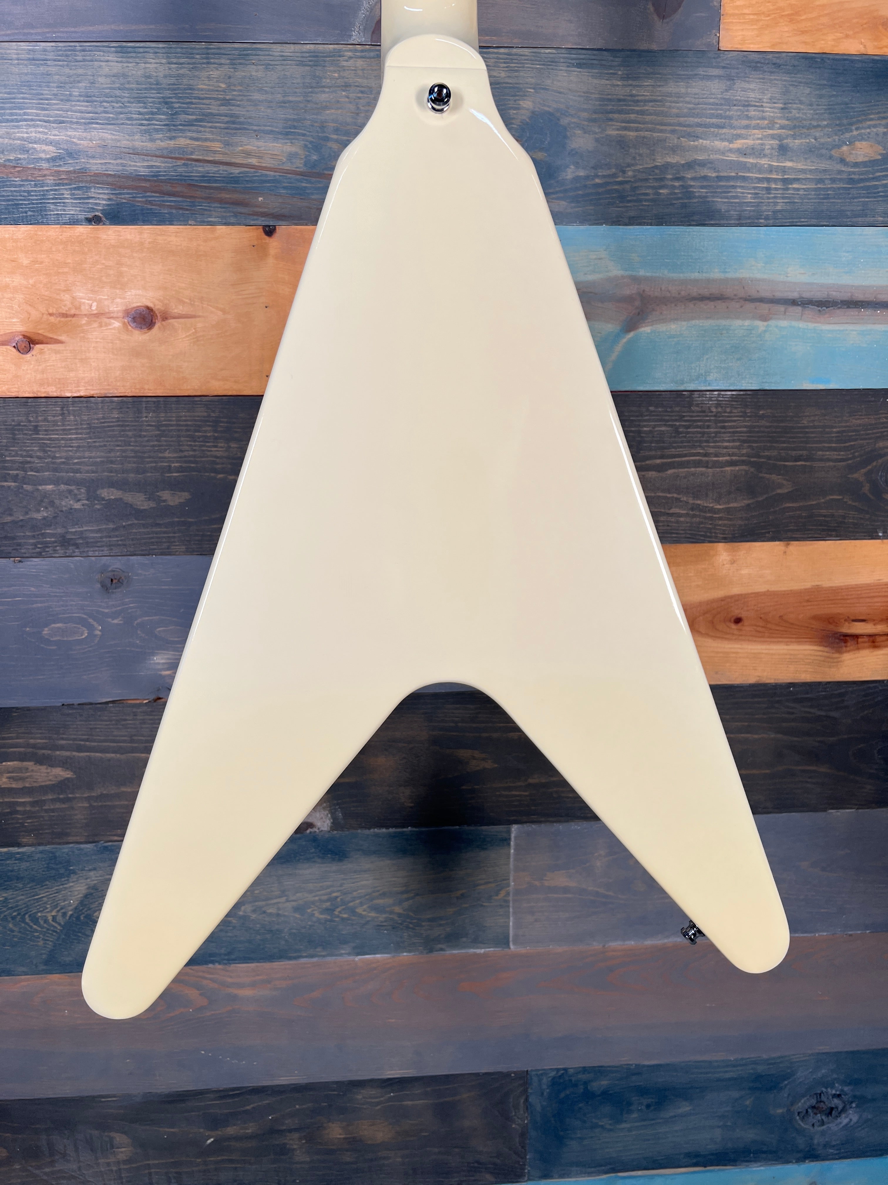 USED 2008 Gibson Flying V - Alpine White EMG HET SET