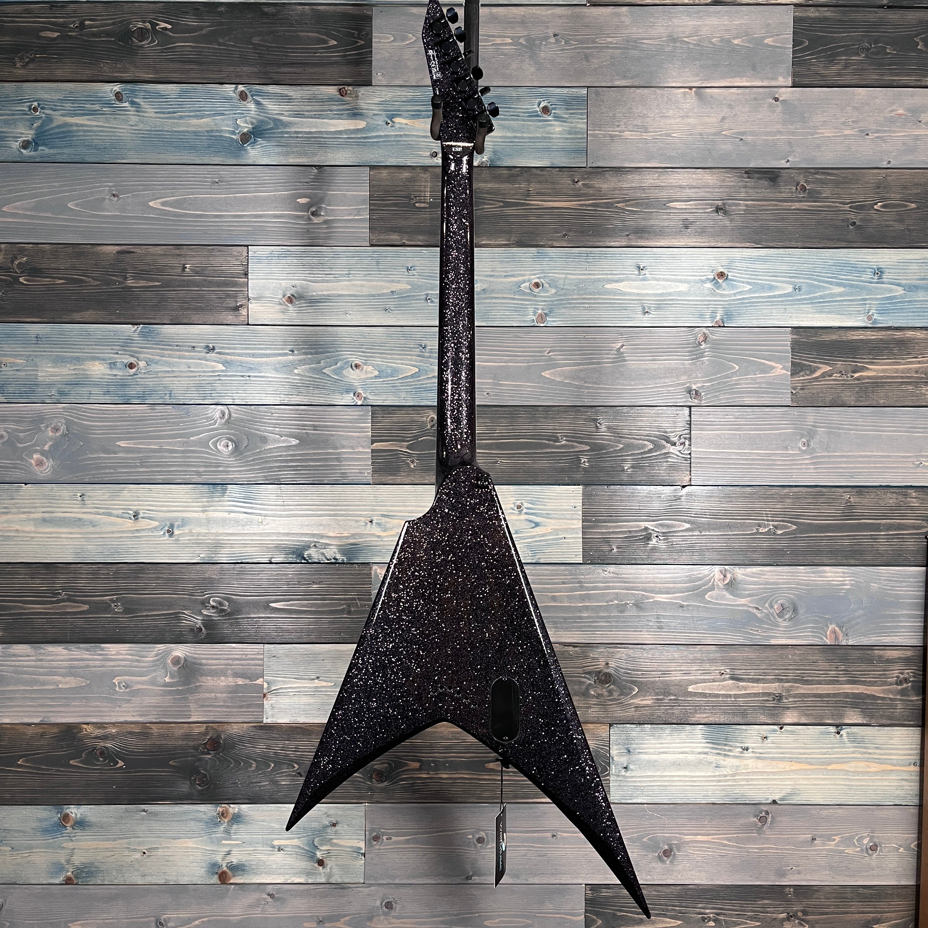 ESP LTD KH-V Electric Guitar - Black Sparkle
