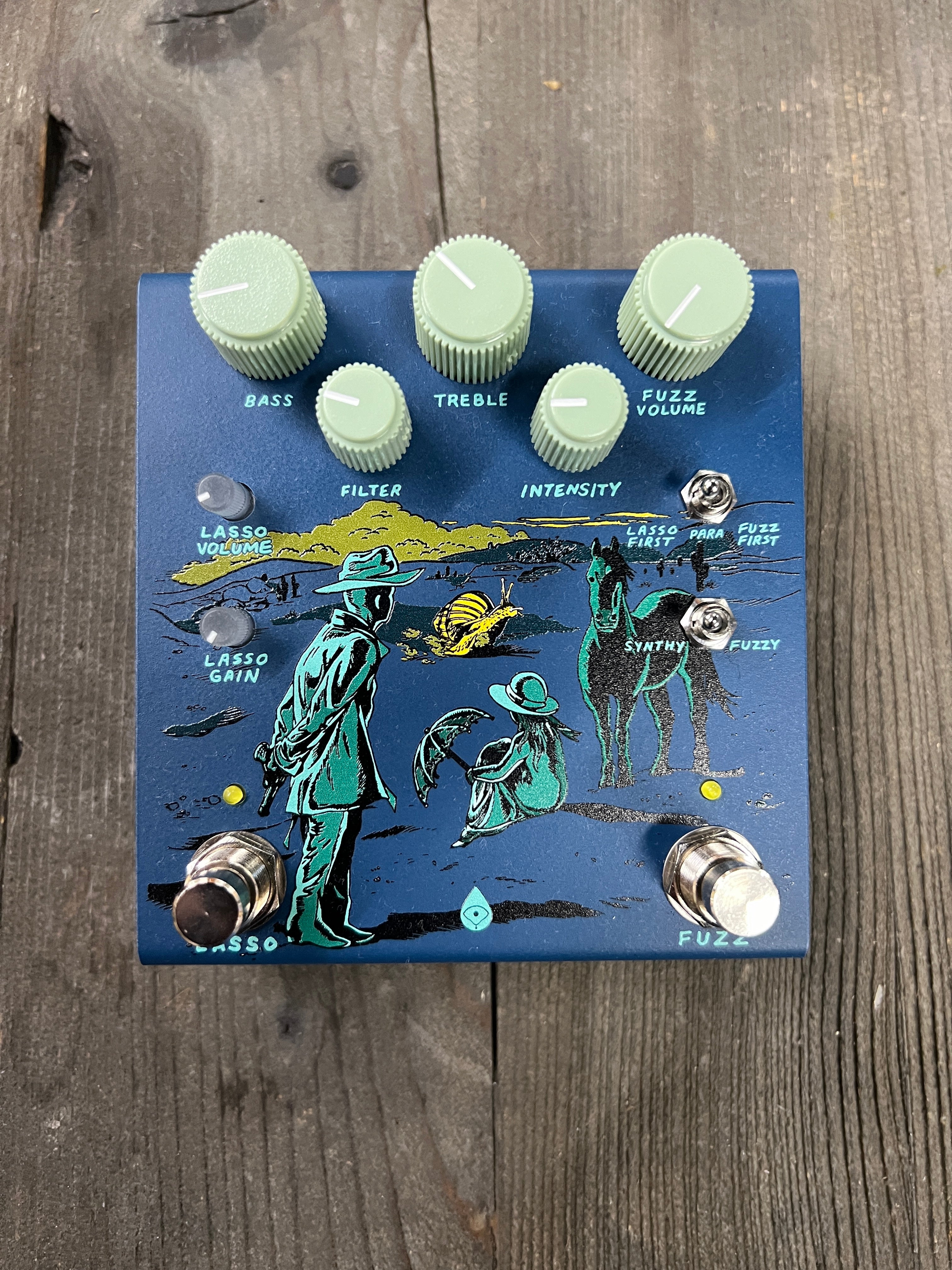 Old Blood Noise Endeavors Pardner Fuzz - Blue