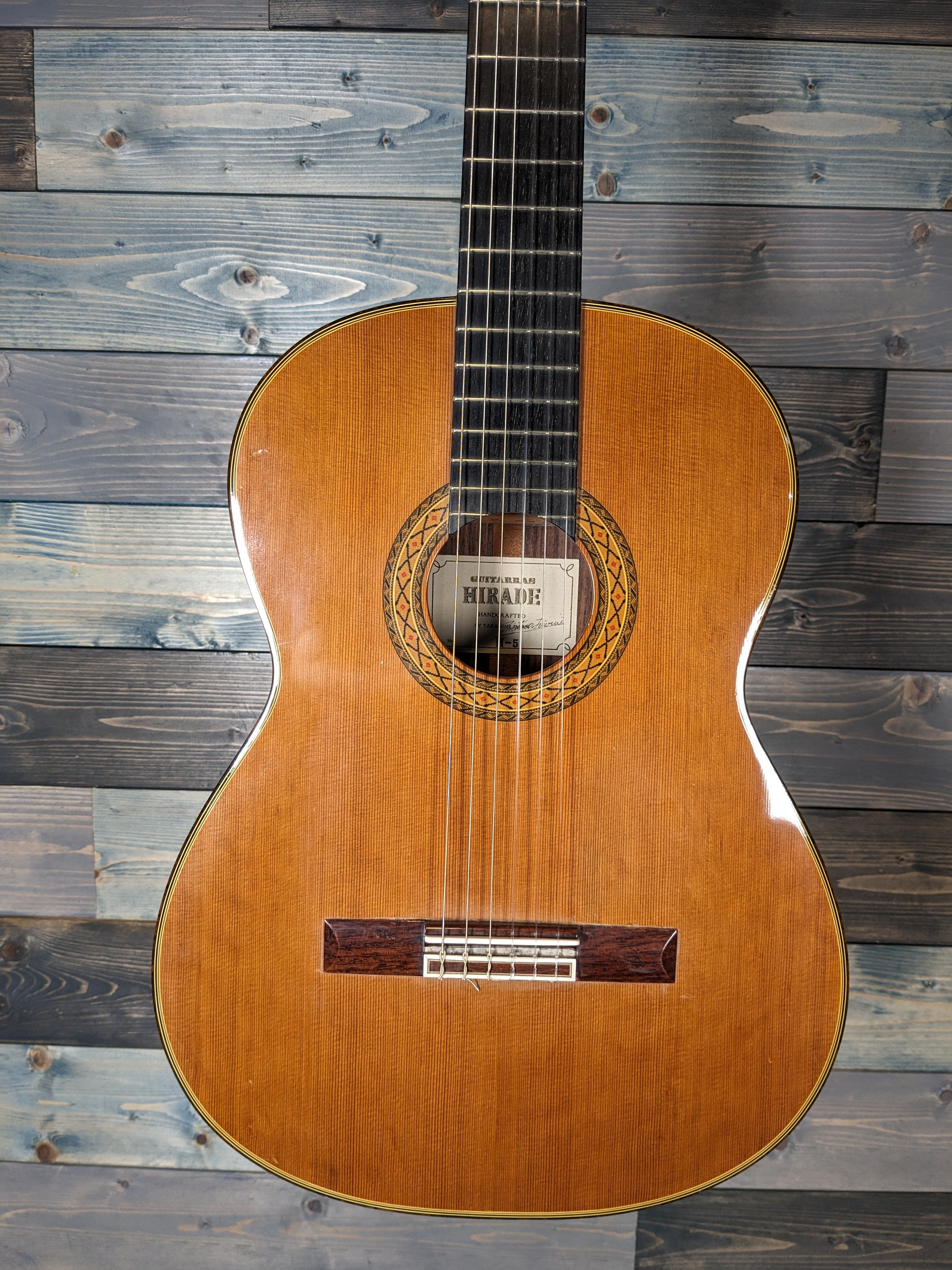 USED Takamine H5 Hirade Classical Guitar 1995 W/Case