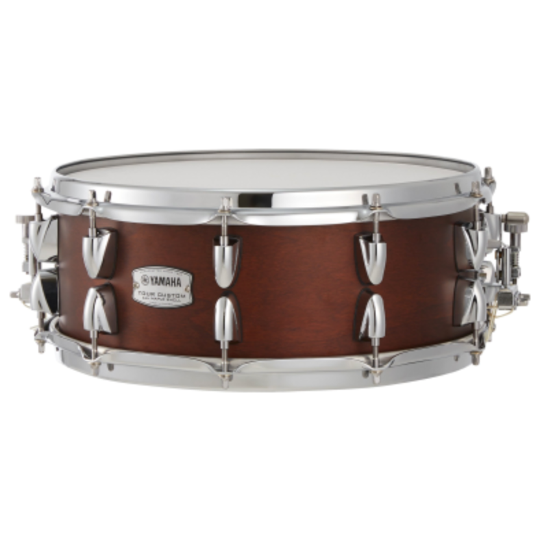 Yamaha Chocolate Satin 14x5.5 Tour Custom Snare Drum