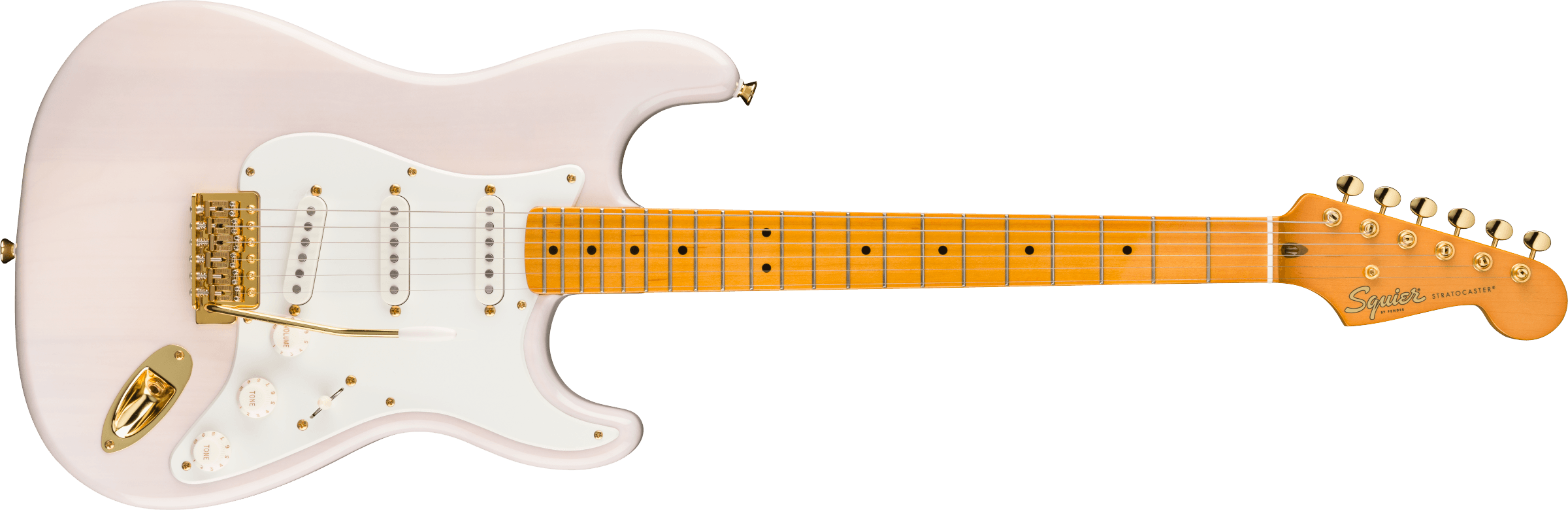 Fender FSR Classic Vibe '50s Stratocaster, Gold Hardware, White Blonde