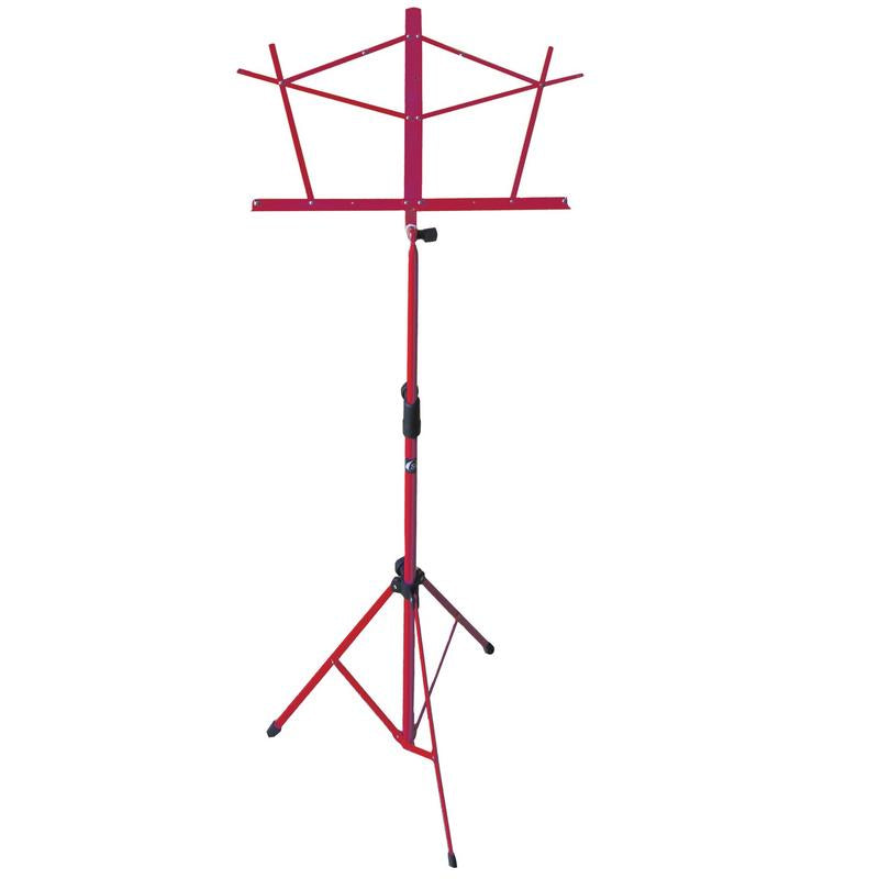 Hamilton Deluxe Folding Music Stand w/Bag - Red