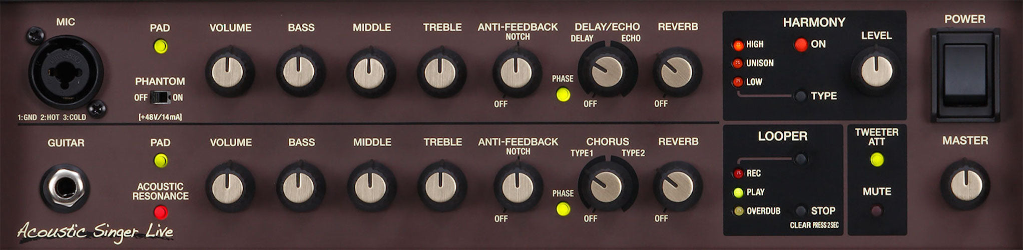 Boss Acoustic Singer Live Acoustic Amplifier