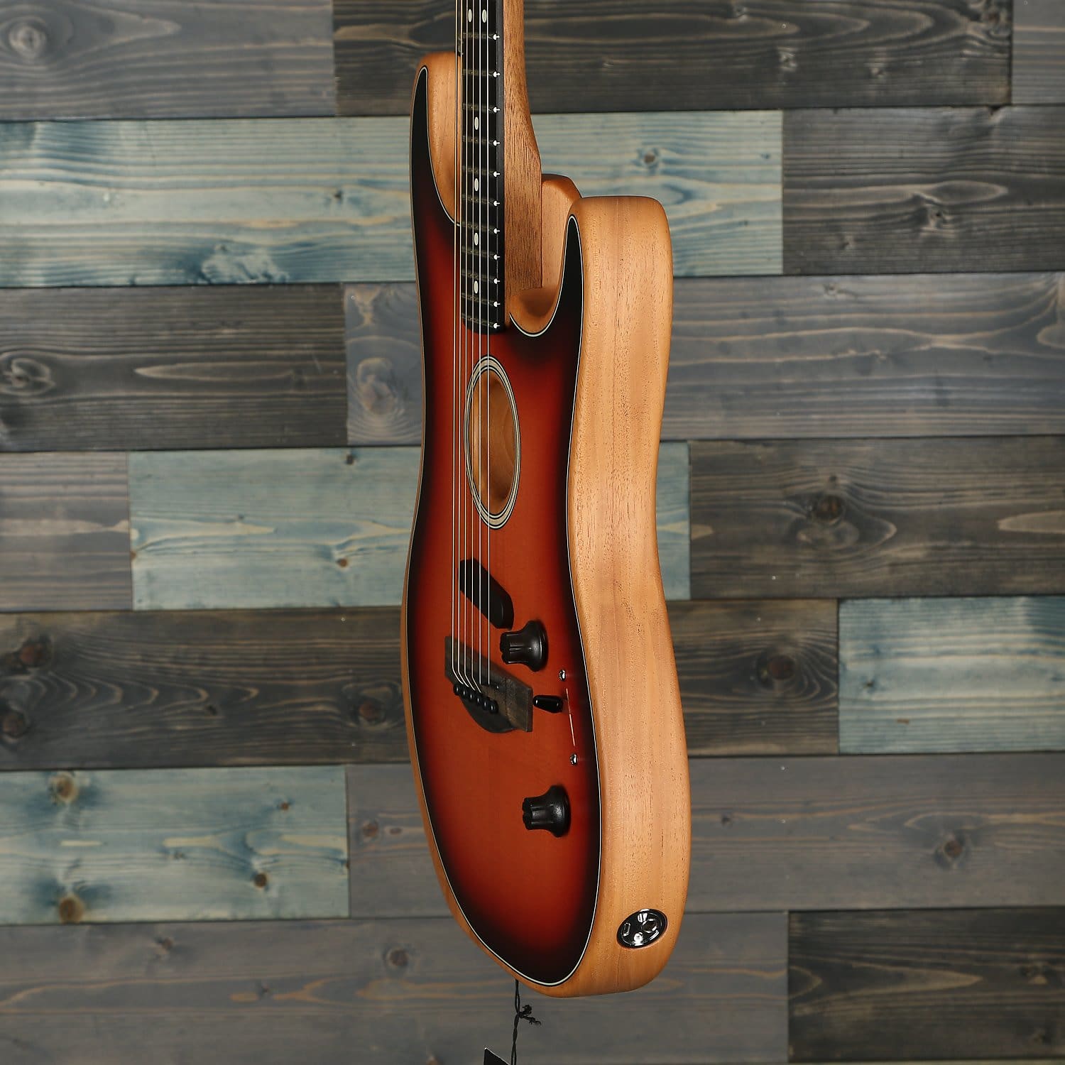 Fender American Acoustasonic™ Strat®, Ebony Fingerboard, 3-Color Sunburst