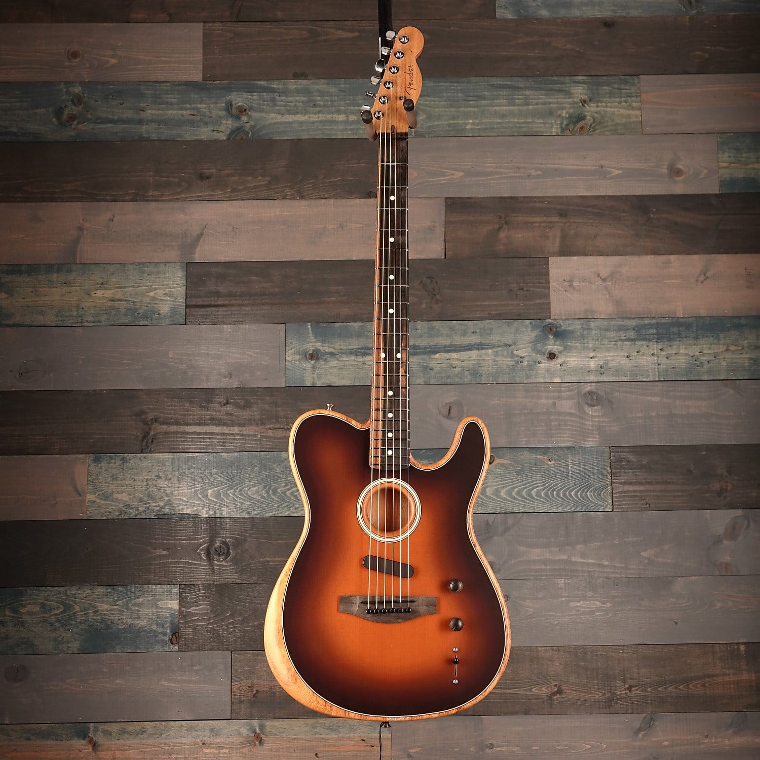 Fender American Acoustasonic™ Telecaster®, Ebony Fingerboard, Sunburst