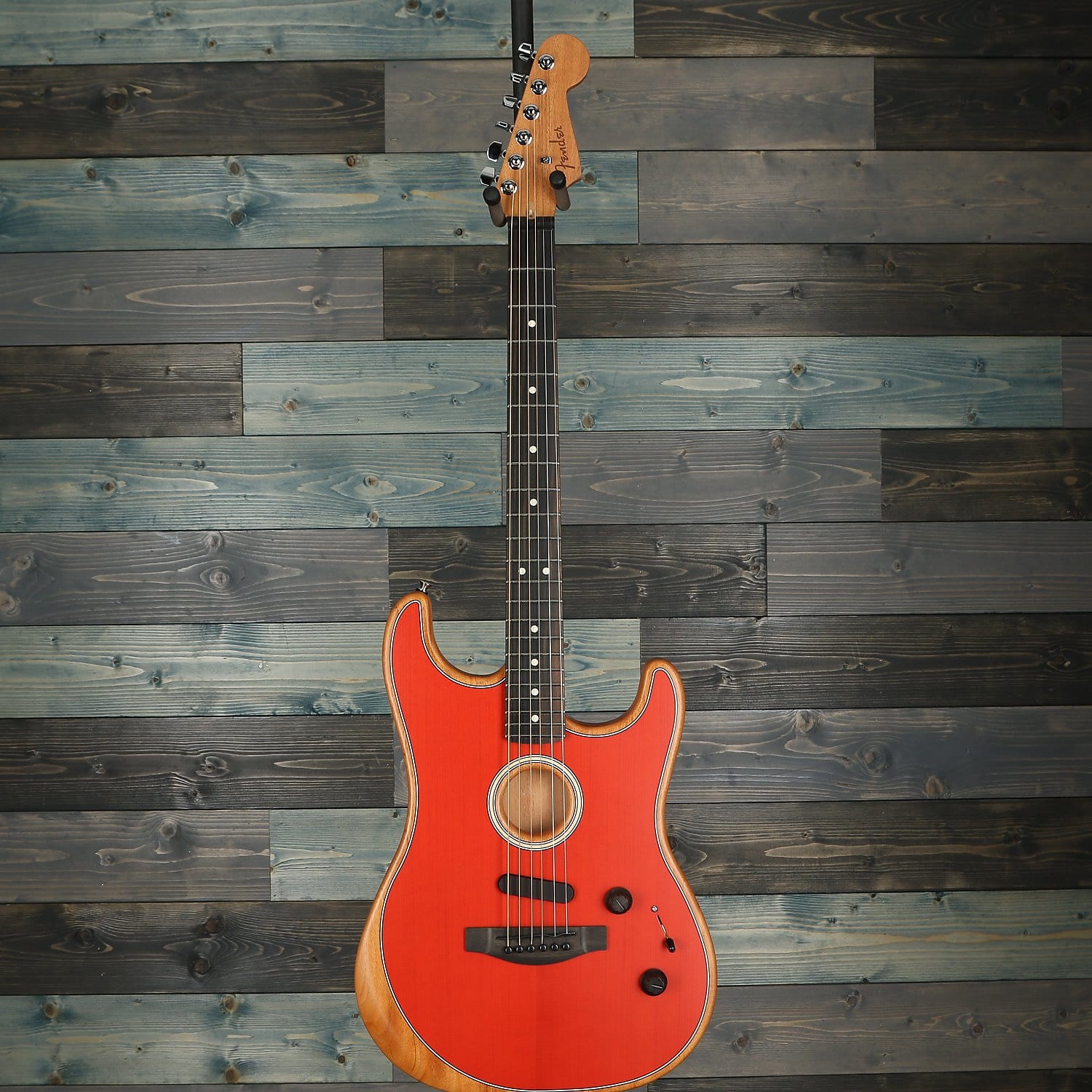 Fender American Acoustasonic™ Strat®, Ebony Fingerboard, Dakota Red