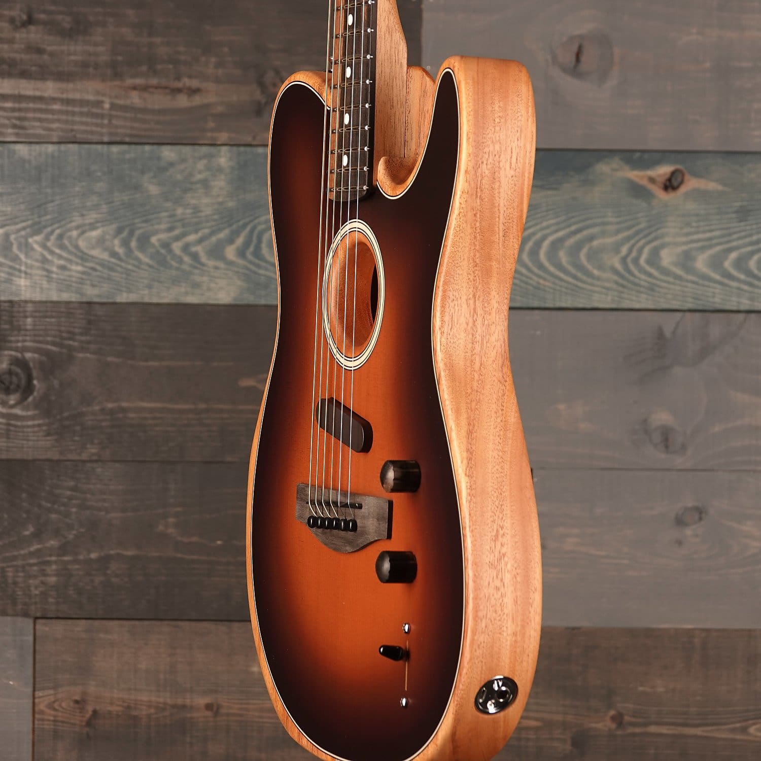 Fender American Acoustasonic™ Telecaster®, Ebony Fingerboard, Sunburst