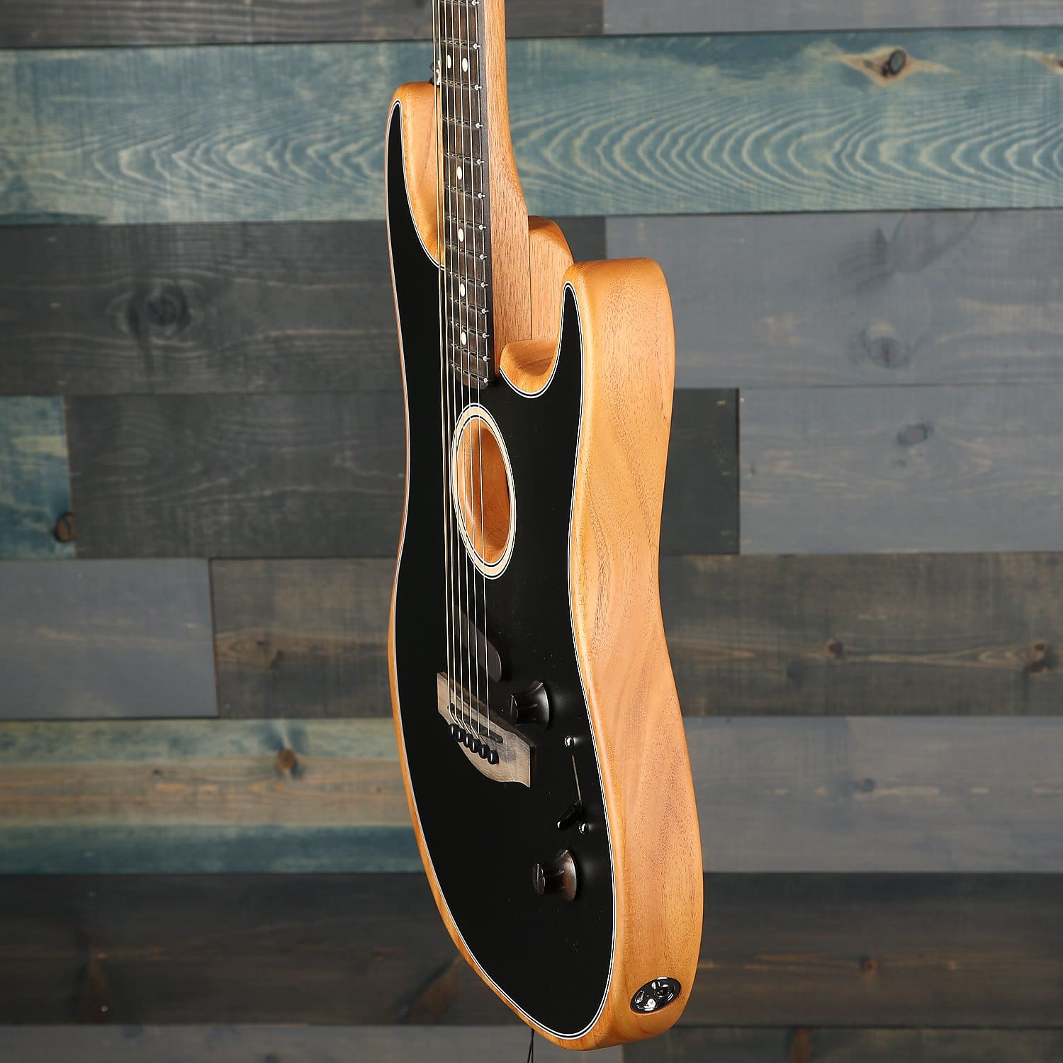 Fender American Acoustasonic™ Strat®, Ebony Fingerboard, Black