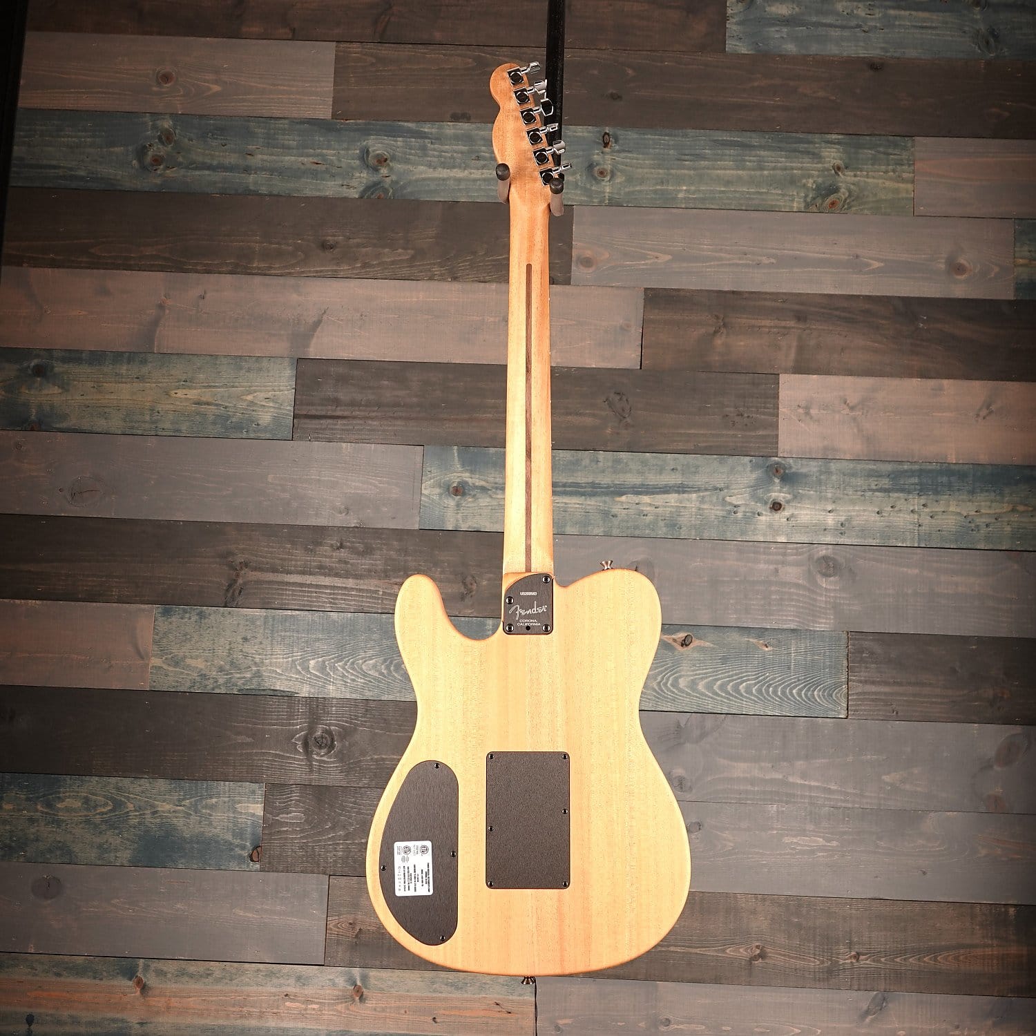 Fender American Acoustasonic™ Telecaster®, Ebony Fingerboard, Black
