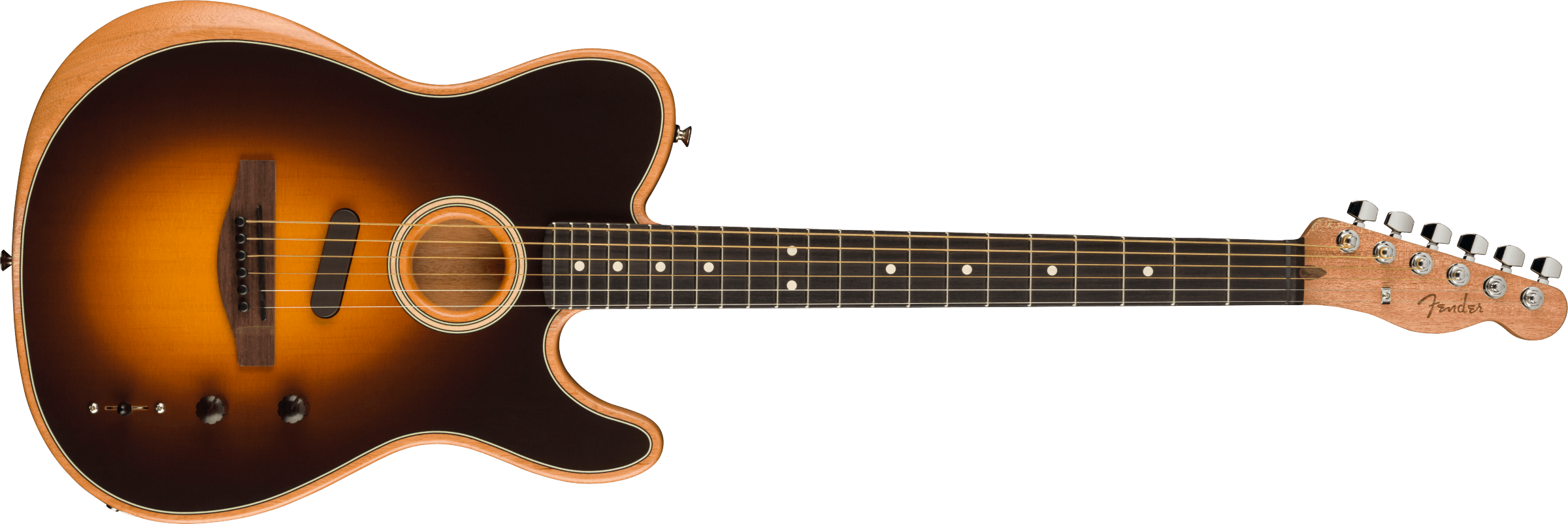 Fender Acoustasonic Player Telecaster Rosewood Fingerboard, Shadow Burst