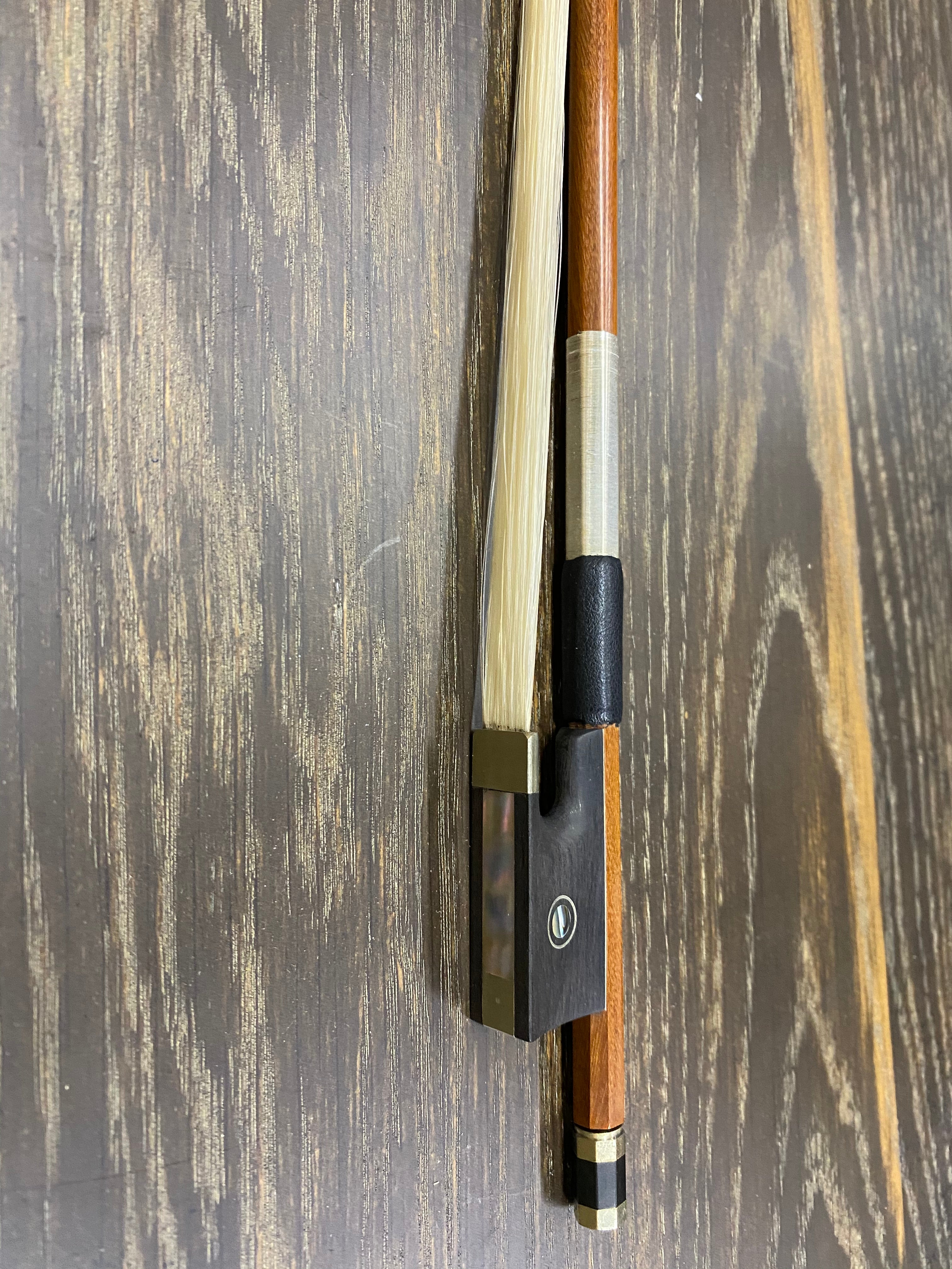 4/4 Nickel Mounted Pernambuco Violin Bow